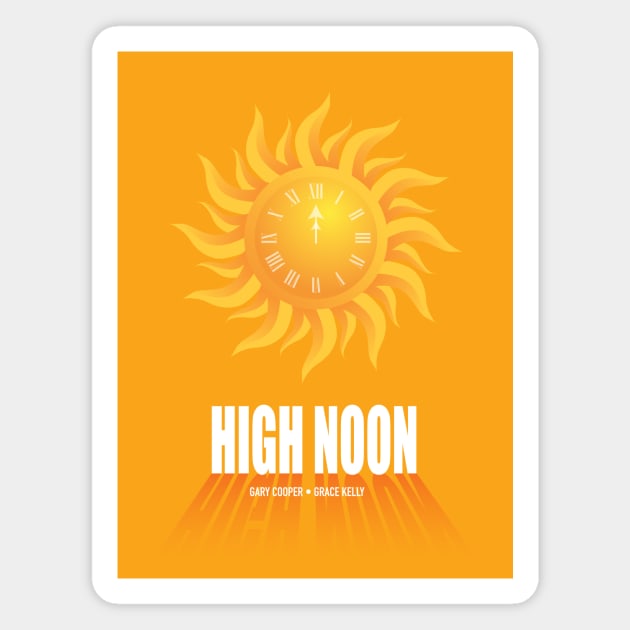 High Noon - Alternative Movie Poster Magnet by MoviePosterBoy